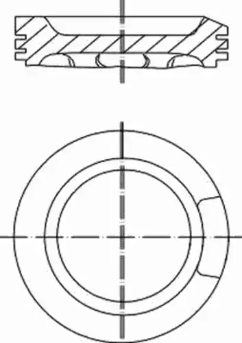 поршень! d81x1.5x1.75x2 STD Audi A4/A6, VW Passat 1.8T 20V AEB 95> 033 04 00 MAHLE