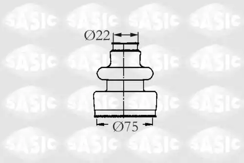 к-кт пыльника ШРУСа внутреннего! Citroen BX/Xantia/XM/ZX all 82-00 2933593 SASIC