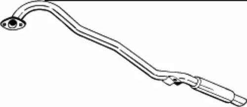 глушитель задняя часть! Ford Maverickk, Nissan Terrano 2.4 4WD 93-99 278-549 BOSAL