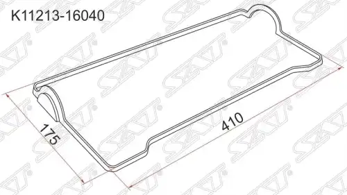 Прокладка клапанной крышки SAT K11213-16040