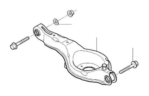 болт! регулировочный M12x85 Volvo S60/S80/XC 04> 30741284