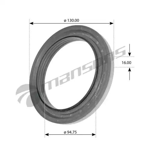 сальник ступицы! 94.75x130x16 IVECO Eurocargo Tector 180E21/E24/E28 - 260E28KE GR302 MANSONS