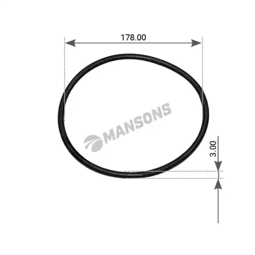 кольцо уплотнительное ступицы! DAF 200036 MANSONS