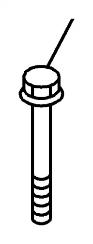 Болт головки блока цилиндра (ГБЦ) ISUZU 8943995550