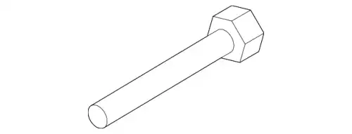 болт с шестигранной головкой! Audi A4 8W2/8W5/8WH WHT006542 VAG