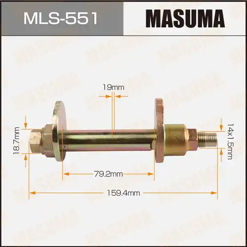 болт с эксцентриком!в сборе Toyota Land Cruiser 100 98> MLS-551 MASUMA