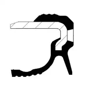 сальник коленвала! VW Tiguan 07> 190 367 15B CORTECO