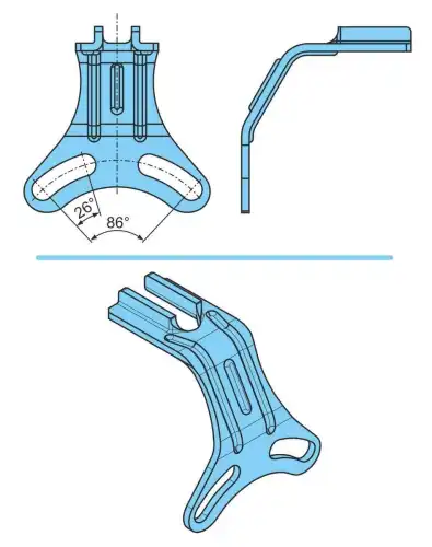 пластина регулировочная автомат. трещетки! 24°BPW 03.165.25.28.0