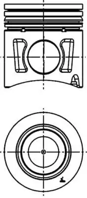 поршневая группа !d135 R6 Iveco Strallis/Eurotrakker дв.F3BE0681 C/B/F 40 340 962 KS