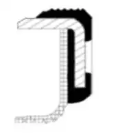 сальник к/в! 135x153x13 PTFE Scania P/G/R/T/ SERIES 190 372 07B CORTECO