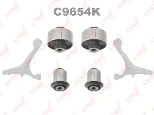 сайлентблоки рычага пер.! к-кт C8295x2, C8296x2 Honda Civic EU/EP/ES 01> C9654K LYNXAUTO
