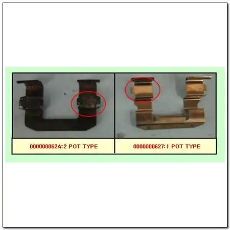 пластина!крепления торм.колодок пер. Hyundai Santa FE/Terracan/Trajet 00> 000000062A SSANGYONG