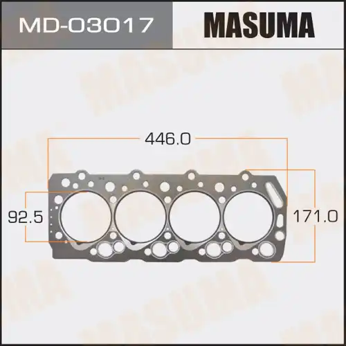 Прокладка ГБЦ MASUMA MD-03017