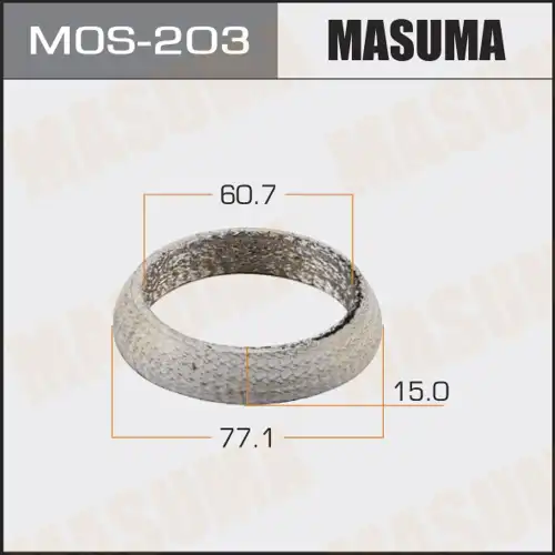 Прокладка глушителя MASUMA MOS-203