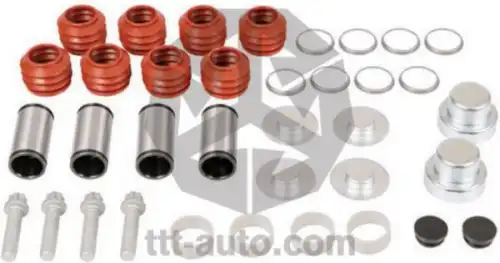 ремкомплект суппорта! направляющ., пыльники, втулки, упл. кольца, крышки SAF 18550 TTT