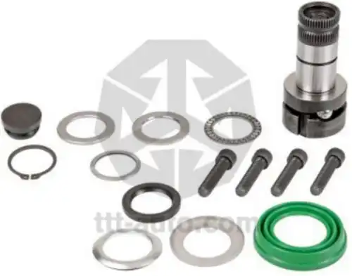 р/к дискового тормоза! 15(мр) вал шлицевой, болты, шайбы, пыльник, упл. прав. WabcoDAF 55 17517 TTT