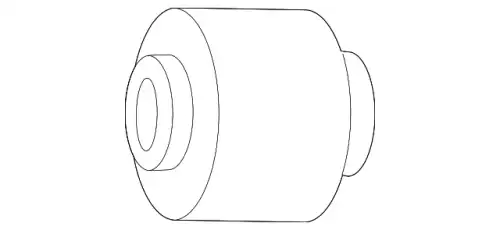 сайлентблок рычага задний! Audi A8 IV, VW Touareg III 3.0TDI 17> 4M0407183B VAG