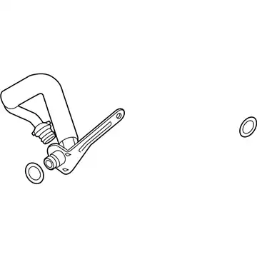 патрубок системы охлаждения! BMW F25/F26 11 53 8 663 516