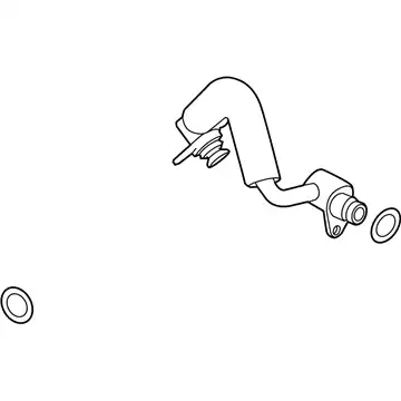 патрубок системы охлаждения! BMW F30/F31 11 53 8 663 517