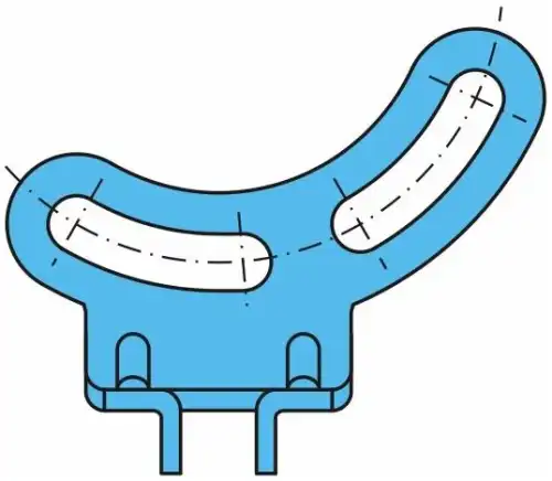 пластина регулировочная автомат. трещетки! левый 60-210°BPW 03.165.25.15.0