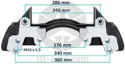 держатель скобы диск. тормоза !для скоб S7***MB ось 20211 TTT