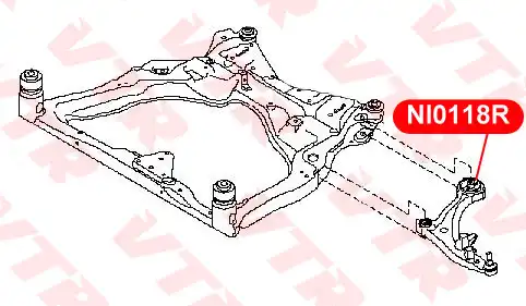 Датчик ABS VTR NI0118R