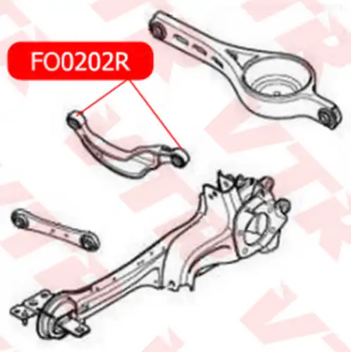 FO0202R САЙЛЕНТБЛОК ПОПЕРЕЧНОГО РЫЧАГА ЗАДНЕЙ ПОДВЕСКИ VTR