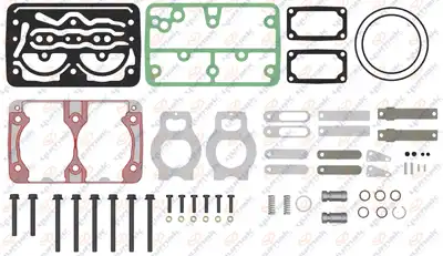 р/к компрессора! (мкр) клапаны, прокладки, кольца упл., болты, пружины (23 пр.)Volvo RK.01.083.01 YUMAK