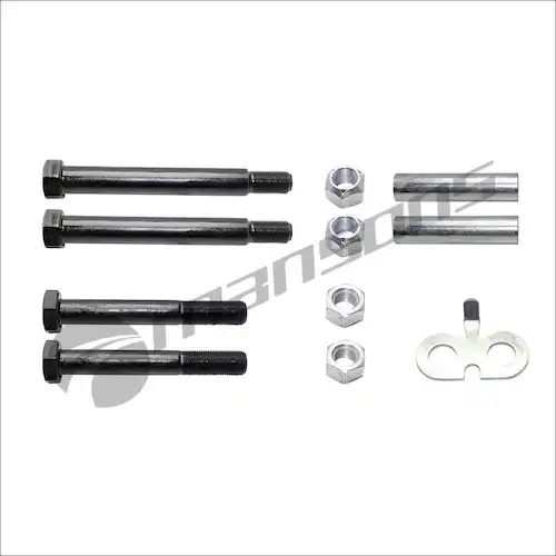 р/к крепления балансира ! (4болта с гайками, 2втулки, скоба)  HUTCH-TRAILER 460.056 MANSONS