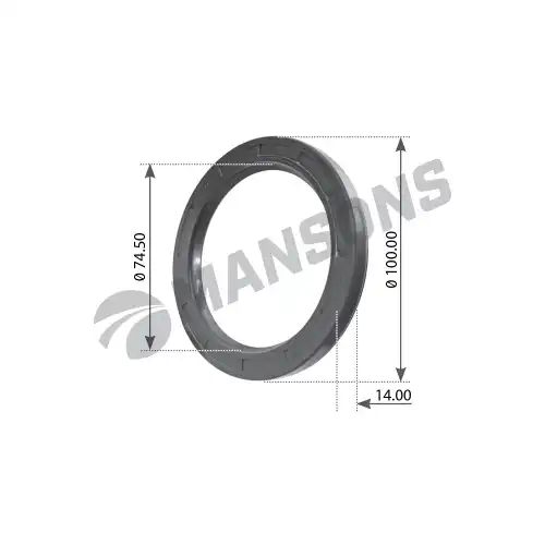 сальник ступицы !задн.внешний 74.5x100x14/10 SCANIA 100036 MANSONS