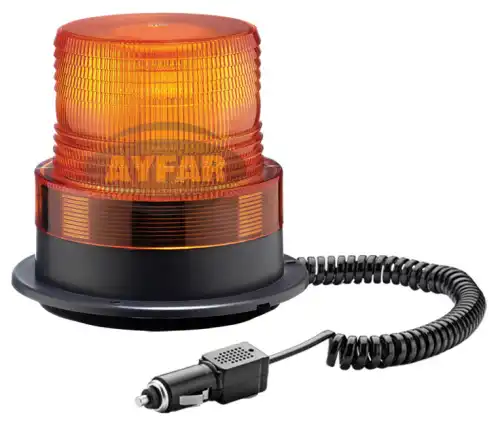 маячок проблесковый! LED желтый 12/24V D145 H137 крепление на магните Universal TR520LED AYFAR