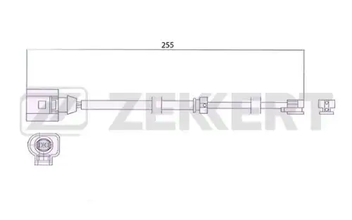 Датчик тормозных колодок ZEKKERT BS-8044