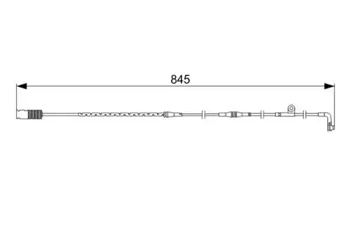 Датчик тормозных колодок BOSCH 1 987 473 044 электронный