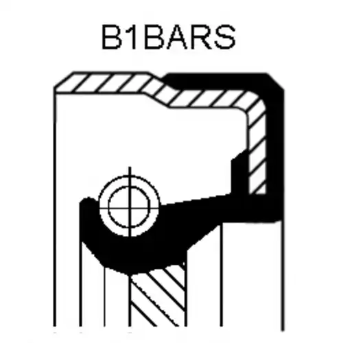 сальник КПП левого кручения!перед. 95x115x13 MB 01017136B CORTECO