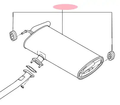 глушитель!Hyundai Tucson 2015 28710D3240