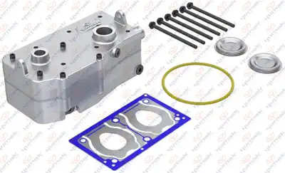 р/к компрессора! ГБЦ в сборе+прокладки+болтыDAF XF105 RK.01.566 YUMAK
