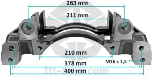 скоба дискового тормоза! 6отв.прав. 22.5' Wabco PAN 22-1, SAF 20256 TTT