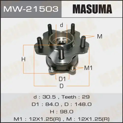 Ступица MASUMA MW-21503