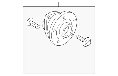 Ступица VAG 8V0598625C