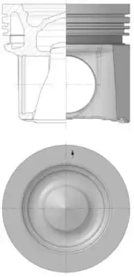 поршень !d130 R6 Scania P/R/T/G DC13 10 40627600 KS