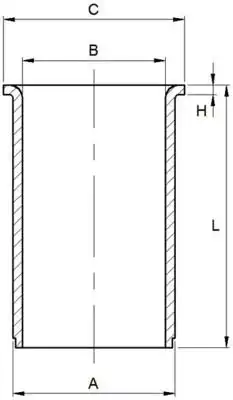 ГИЛЬЗА ЦИЛИНДРА СТАРЫЙ № IMCL113840 IZUMI