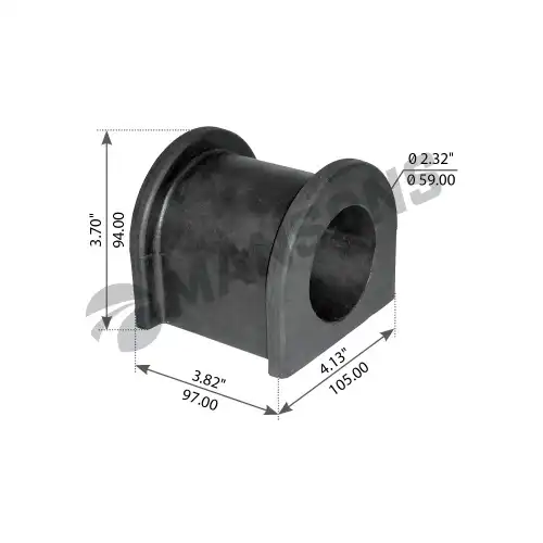 втулка стабилизатора! (р) центр d60x94/106x98 Volvo FH12/16 900.336 MANSONS