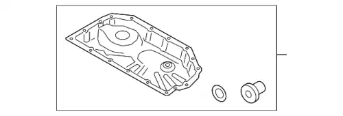 Поддон картера двигателя PORSCHE 9A710360210