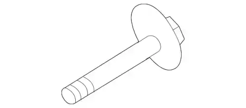 БОЛТ M6 РАЗВАЛЬНЫЙ ЗАДНИЙ SORENTO 2012- 552602P400 MOBIS