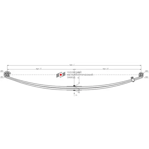 Рессора подвески ЧУСОВСКАЯ РЕССОРА 4238-2902012