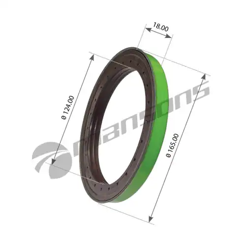 сальник ступицы! d125xd165x18 Scania 93/112/113/143 200.058 MANSONS