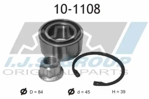 к-кт подшипника ступ. !  MB Vito/W638 all 96-98 10-1108 IJS