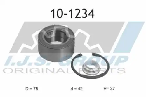 к-кт подшипника ступицы! задней BMW E90 1.8-2.5i/D 04> 10-1234 IJS