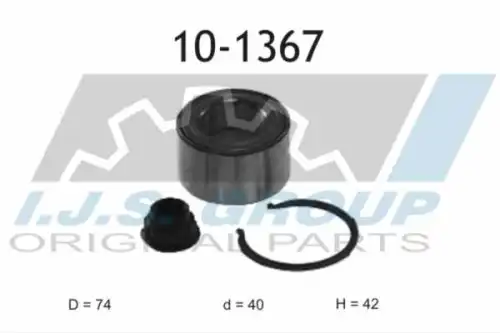 к-кт подшипника ступицы перед.! Toyota Avensis AT220/AZT220/CDT220/CT220/ST220/ZZT220 10-1367 IJS