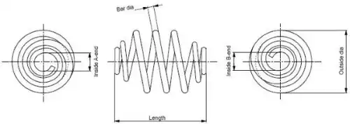 Пружина ходовой части MONROE SP3928
